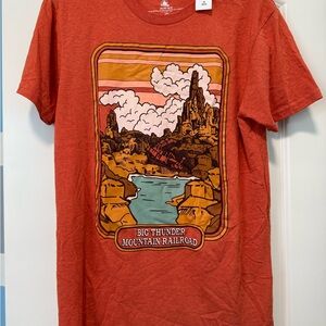 Disney Big Thunder Mountain Railroad T-Shirt - Orange